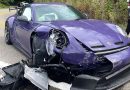 Watch as YouTuber crashes his one-off £130k Porsche into a pick-up truck – the repair bill will be staggering